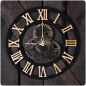 Часы с шестеренками в стиле стимпанк